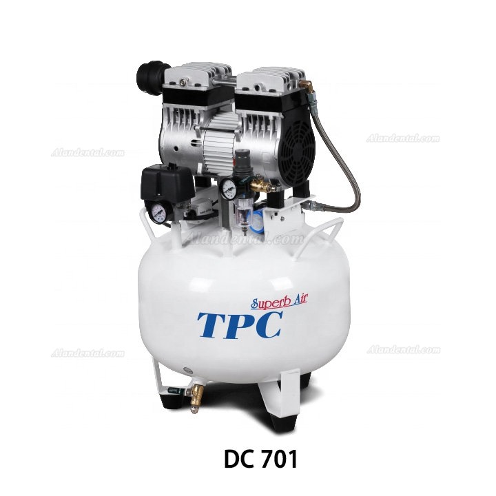 TPC DC701/702/703/704 Dental Oilless Air Compressor 32-120L